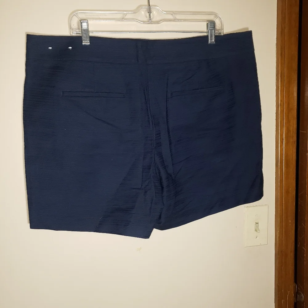Ann Taylor Women's Navt Blue Shorts Size 16 - Picture 4 of 4